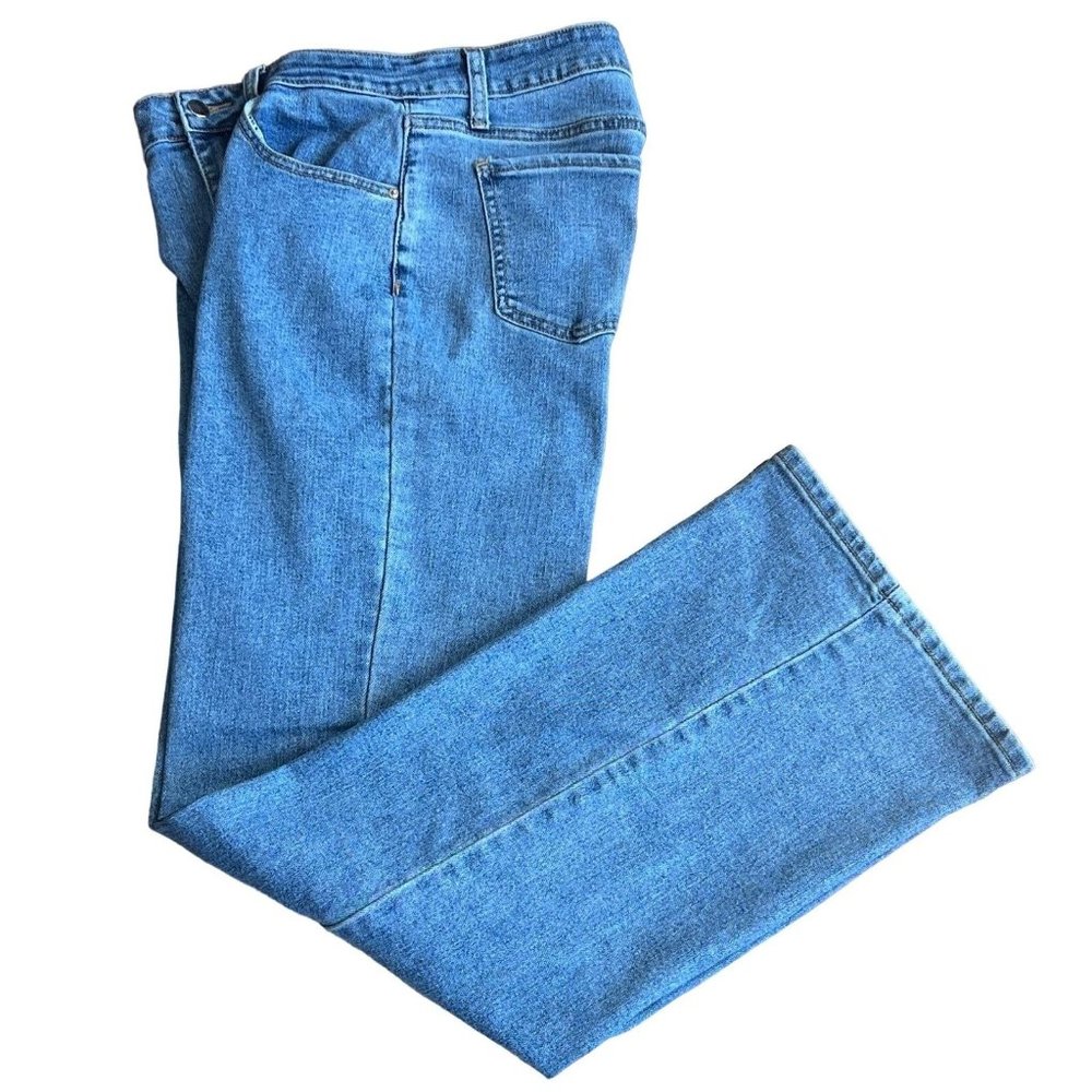 Fashion Nova Size 11 W30 Flare Leg High Rise Denim Jeans EUC